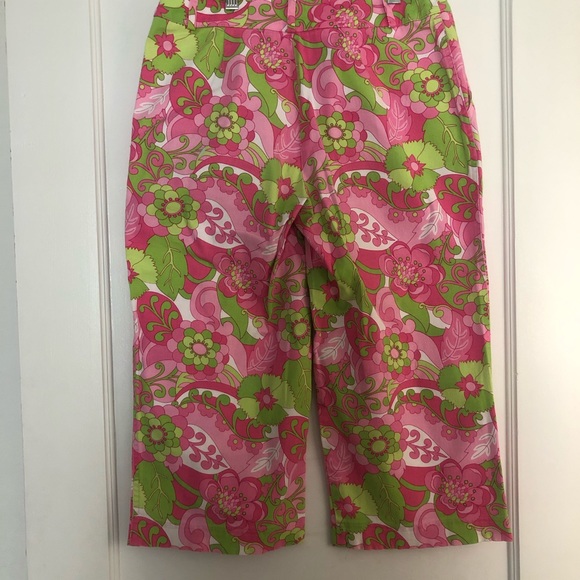 Briggs New York Cropped Floral Pants - Picture 5 of 6